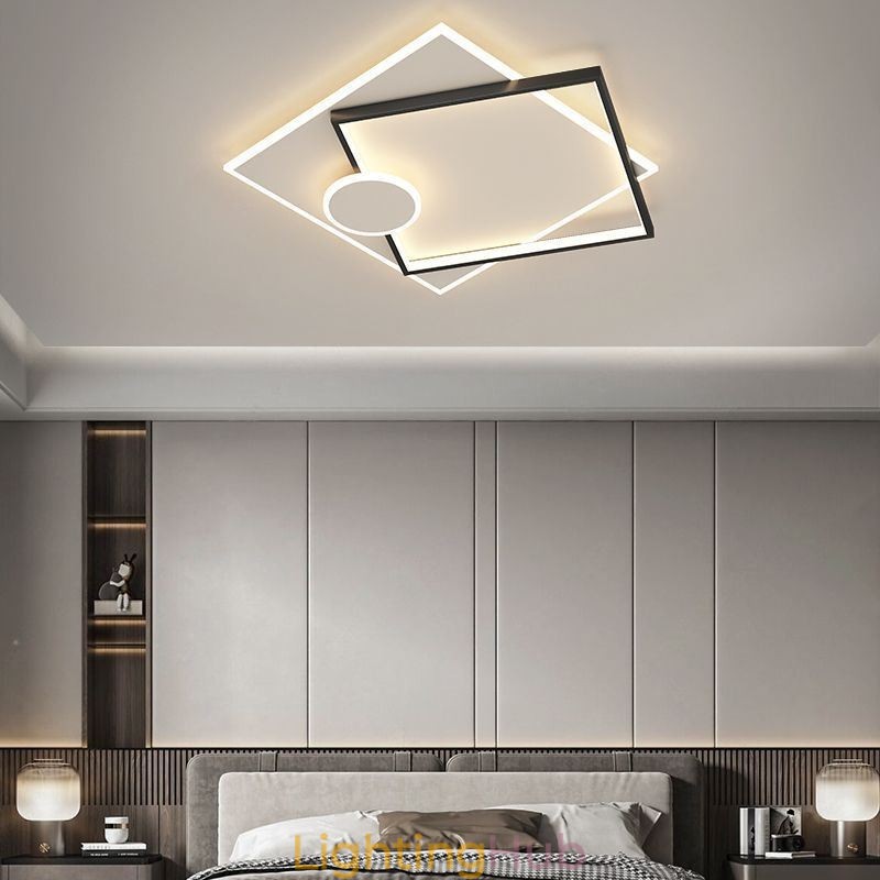 Modern Ceiling Light Square Geometric Acrylic Ceiling Lamp