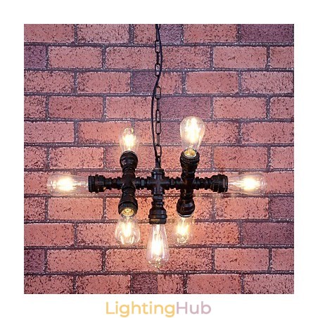 Vintage Painting Metal Chandelier Vintage Painting Metal Chandelier