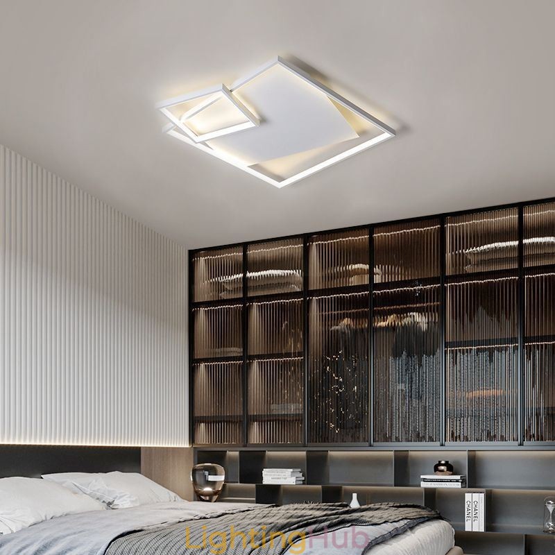 Modern Ceiling Lamp Square Indoor Smart Lighting Fixtures