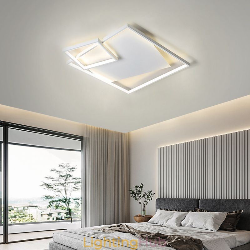Modern Ceiling Lamp Square Indoor Smart Lighting Fixtures