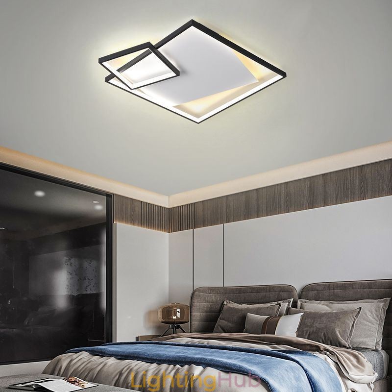 Modern Ceiling Lamp Square Indoor Smart Lighting Fixtures
