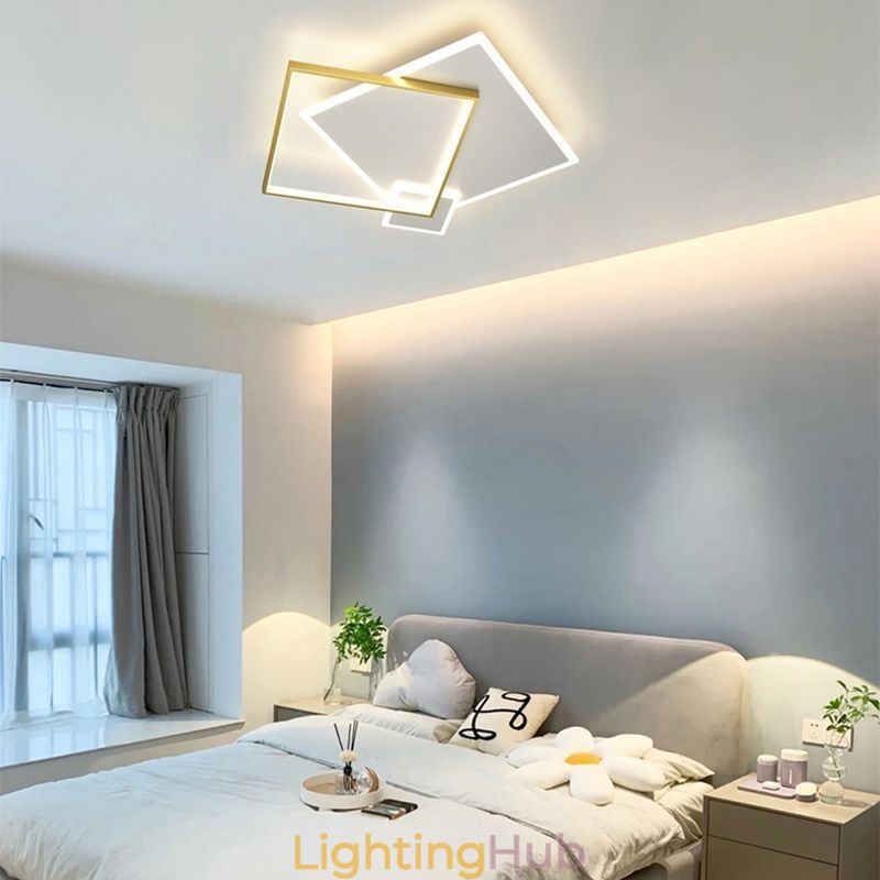 Modern Ceiling Light Geometric Square Ceiling Light