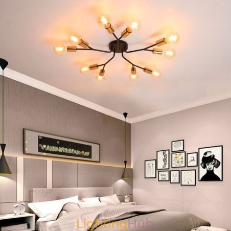 Modern Ceiling Light Fixture Black Vintage Chandelier Modern Ceiling Light Fixture Black Vintage Chandelier