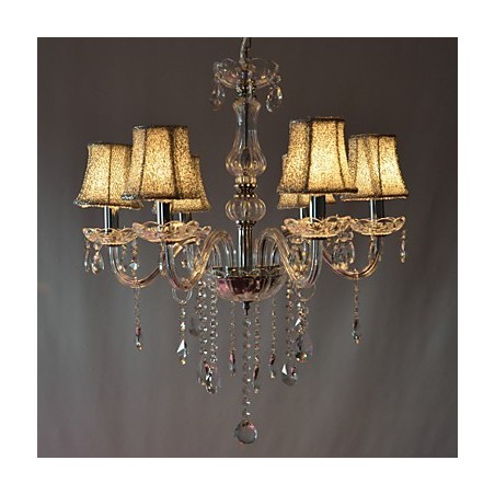 Modern Luxury 6 Lights Chandelier In Crystal Decoration Modern Luxury 6 Lights Chandelier In Crystal Decoration