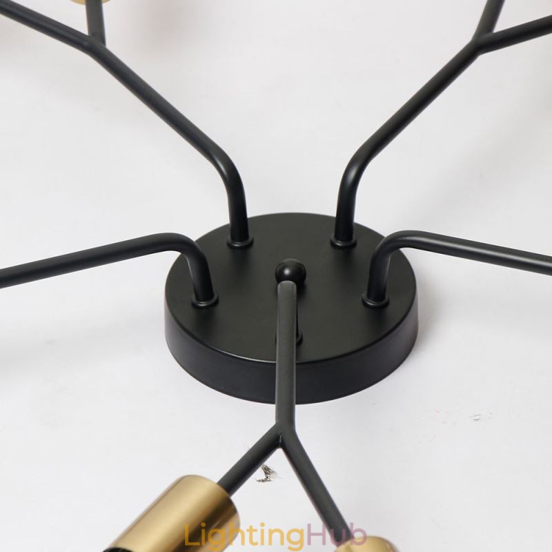 Modern Ceiling Light Fixture Black Vintage Chandelier