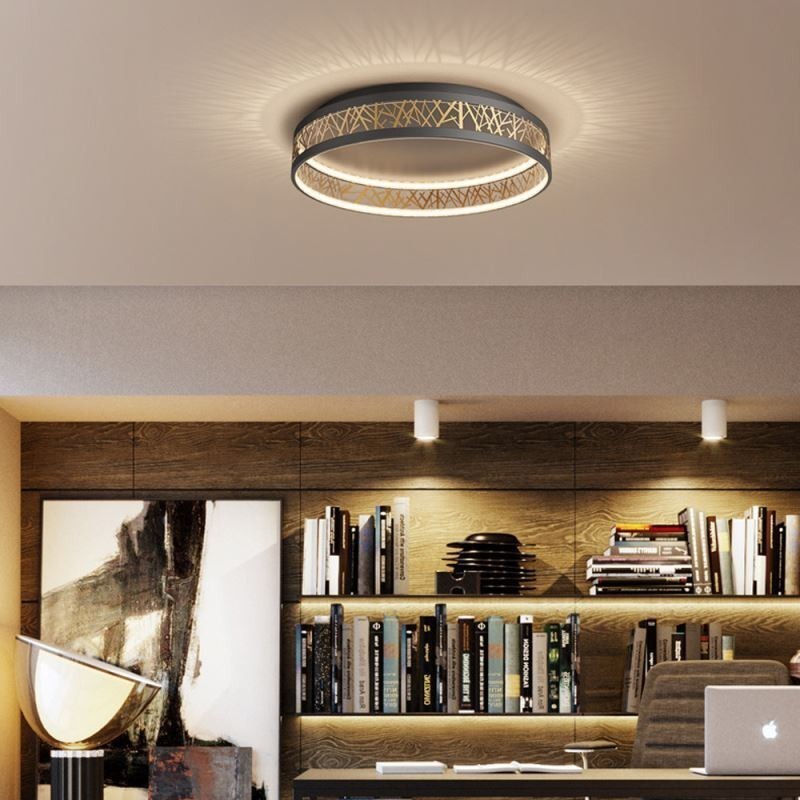 Ceiling Light Bird Nest Round Lamp Modern Fixtures