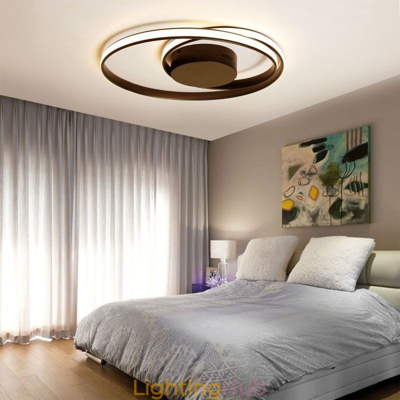 Modern Ceiling Lights Double Round Lamps