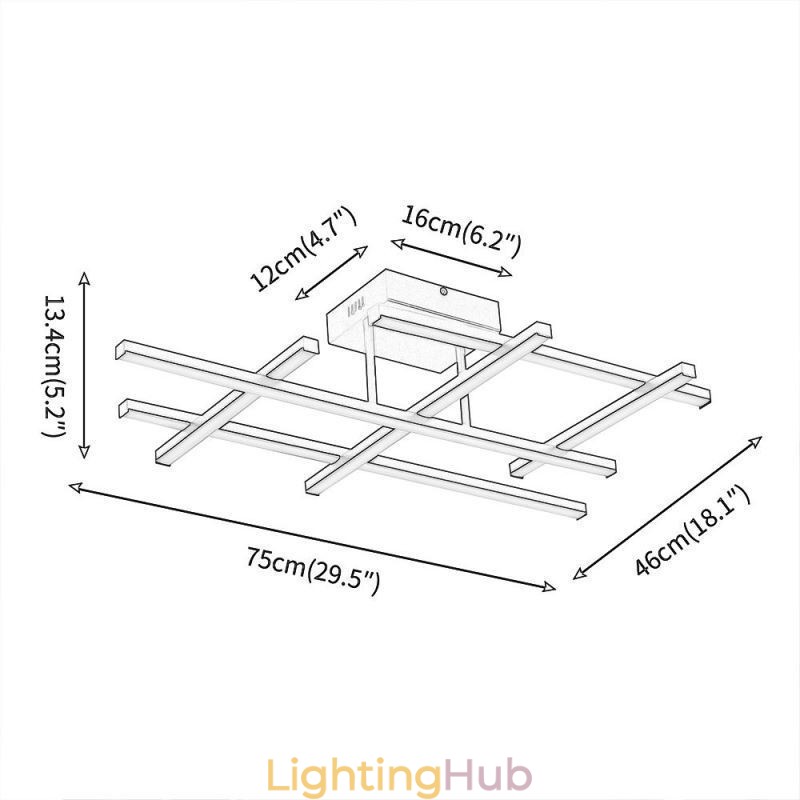 Flush Mount Ceiling Light Aluminum Ceiling Lamp