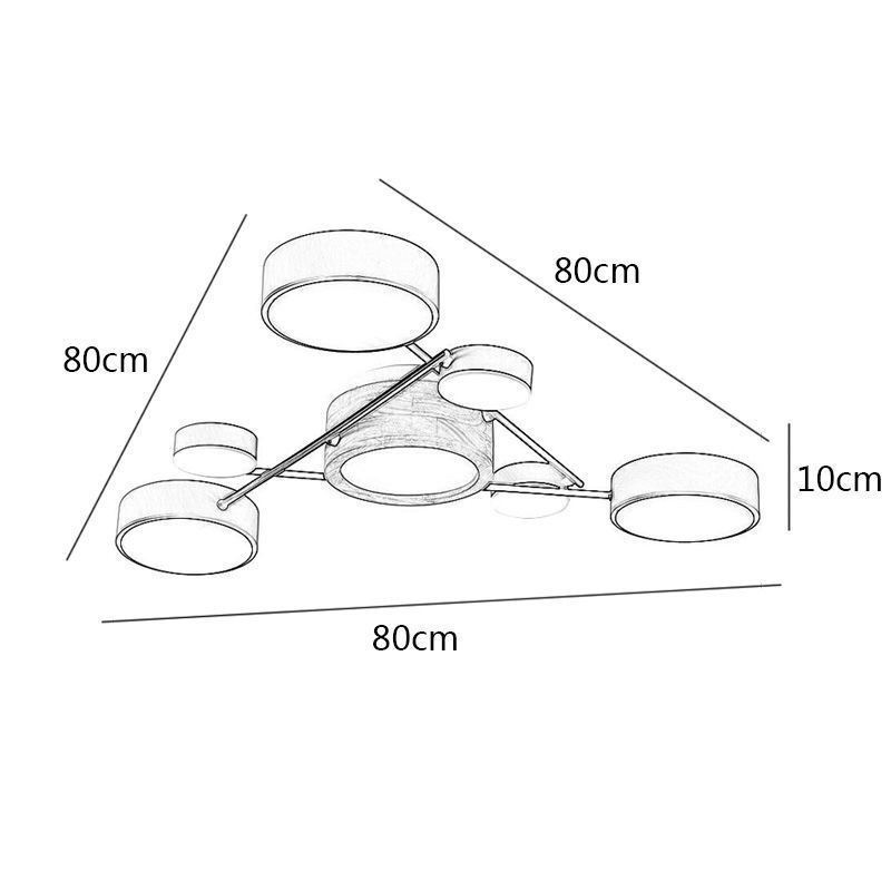 Modern Molecular Shape Acrylic Ceiling Lamp