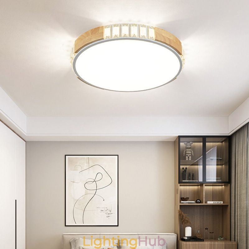 Japanese Ceiling Light Minimalist Flush Mount Lighting Fixture