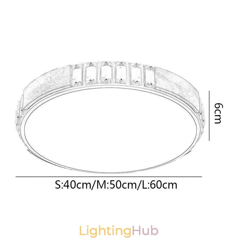Japanese Ceiling Light Minimalist Flush Mount Lighting Fixture