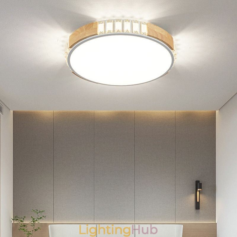 Japanese Ceiling Light Minimalist Flush Mount Lighting Fixture