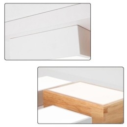 Modern Ceiling Light Geometric Wood Ceiling Lamp