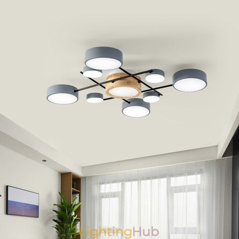 Modern Ceiling Light Splicing Quadrilateral Ceiling Lamp