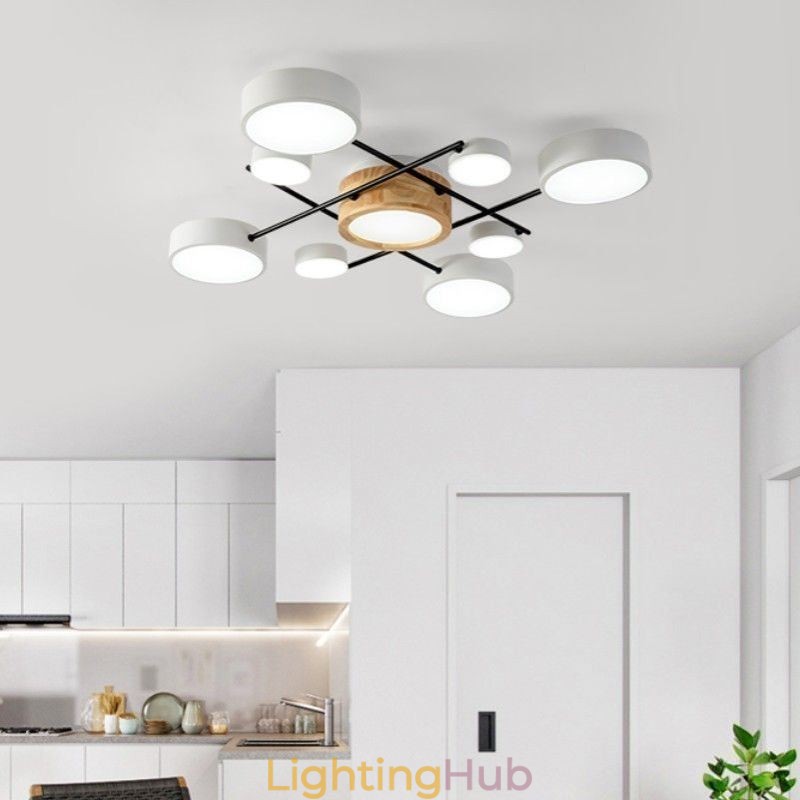 Modern Ceiling Light Splicing Quadrilateral Ceiling Lamp