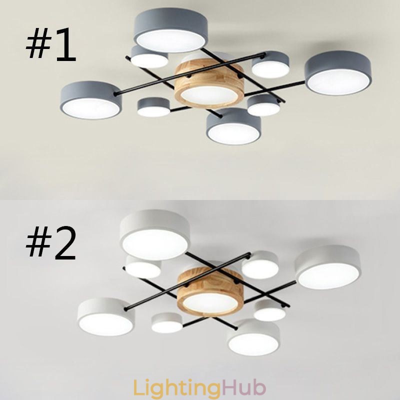Modern Ceiling Light Splicing Quadrilateral Ceiling Lamp