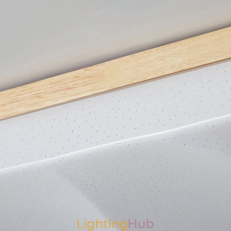 Japanese Acrylic Ceiling Light Square Corrugated Ceiling Lamp