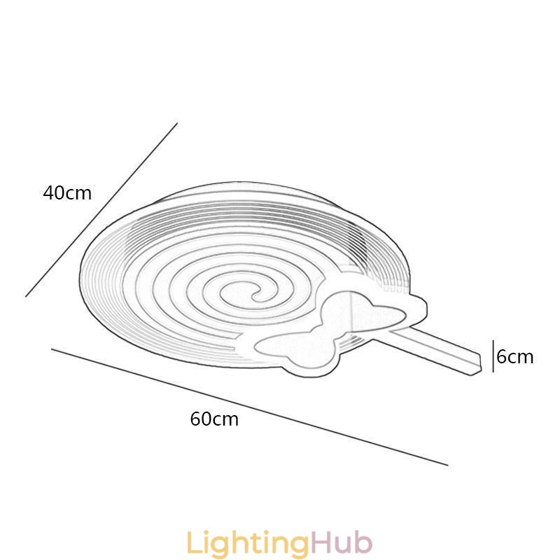 Modern Ceiling Lamp Lollipop Ceiling Light Kids