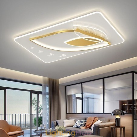 Luxury Ceiling Lamp Creative Leaf Design Ceiling Light Luxury Ceiling Lamp Creative Leaf Design Ceiling Light