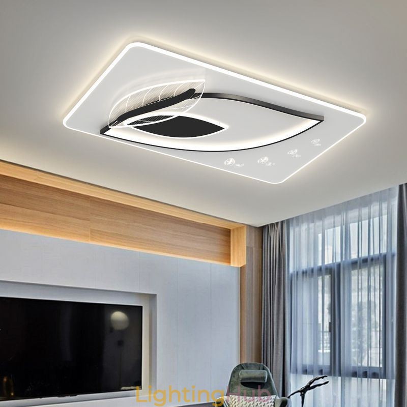 Luxury Ceiling Lamp Creative Leaf Design Ceiling Light