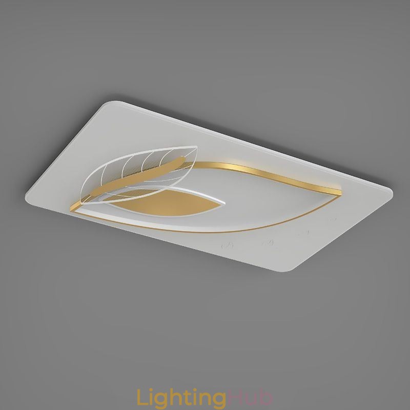 Luxury Ceiling Lamp Creative Leaf Design Ceiling Light