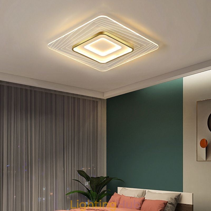 Ceiling Light Flush Mount Square Ceiling Lamp