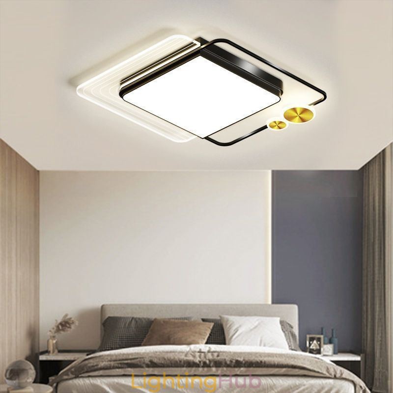 Nordic Ceiling Light Square Acrylic Flush Mount Ceiling Lighting Fixture