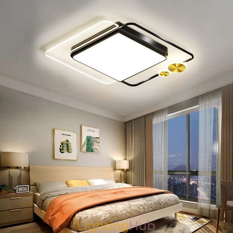 Nordic Ceiling Light Square Acrylic Flush Mount Ceiling Lighting Fixture