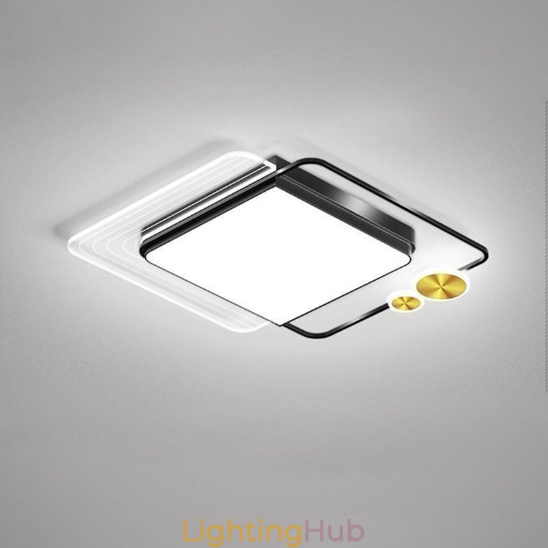 Nordic Ceiling Light Square Acrylic Flush Mount Ceiling Lighting Fixture
