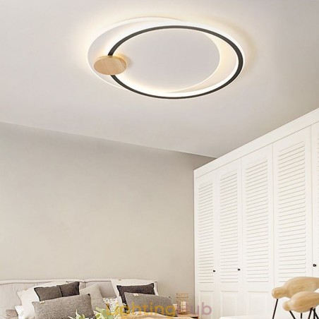Modern Flush Mount Acrylic 2 Rings Ceiling Light Fixture Modern Flush Mount Acrylic 2 Rings Ceiling Light Fixture