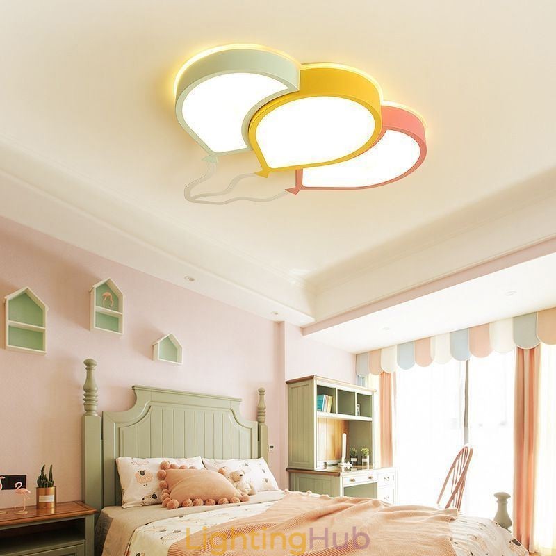Modern Flush Mount Ceiling Light Lovely Balloon Shade Ceiling Lamp