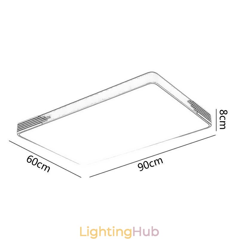 Modern Flush Mount Ceiling Light Rectangular Ceiling Light