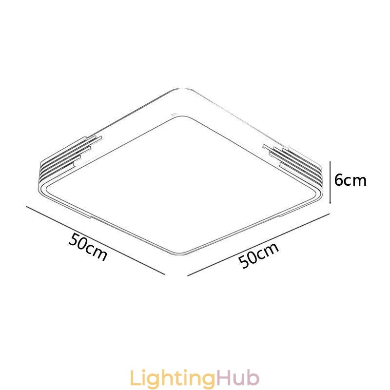 Modern Flush Mount Ceiling Light Square Ceiling Light