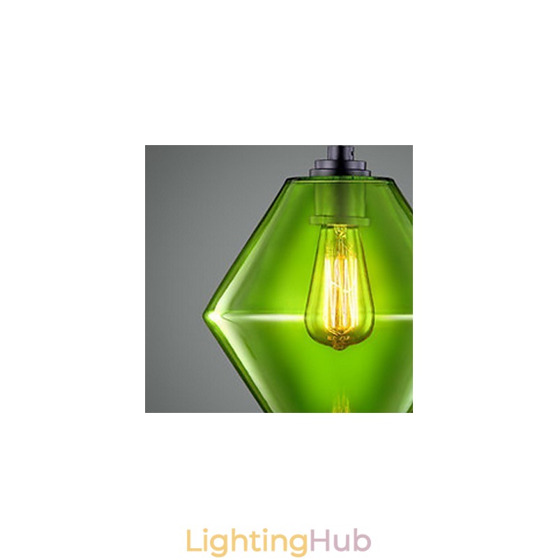 Chandelier Mini Style Modern Contemporary Glass