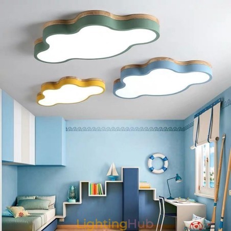 Flush Mount Modern Creative Acrylic Cloud Shape Ceiling Light Kids Flush Mount Modern Creative Acrylic Cloud Shape Ceiling Light Kids