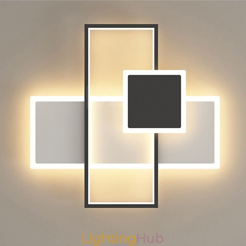 Modern Ceiling Lamp Square Acrylic Flush Mount Ceiling Lights Fixture