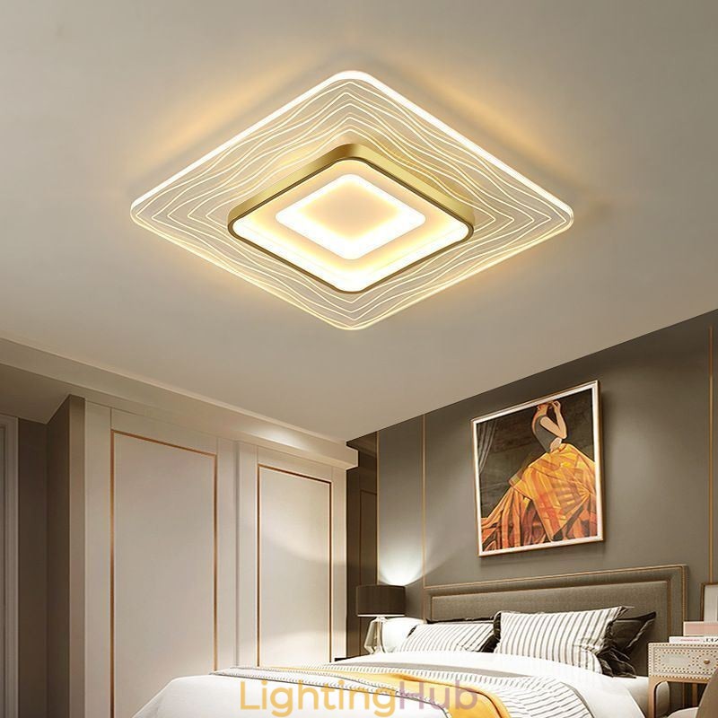 Flush Mount Ceiling Light Minimalist Acrylic Ultrathin Ceiling Lamp