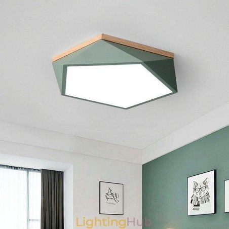 Modern Ceiling Light Diamond Shape Design Dimmable Flush Mount Ceiling Lights Fixture Modern Ceiling Light Diamond Shape Design Dimmable Flush Mount Ceiling Lights Fixture