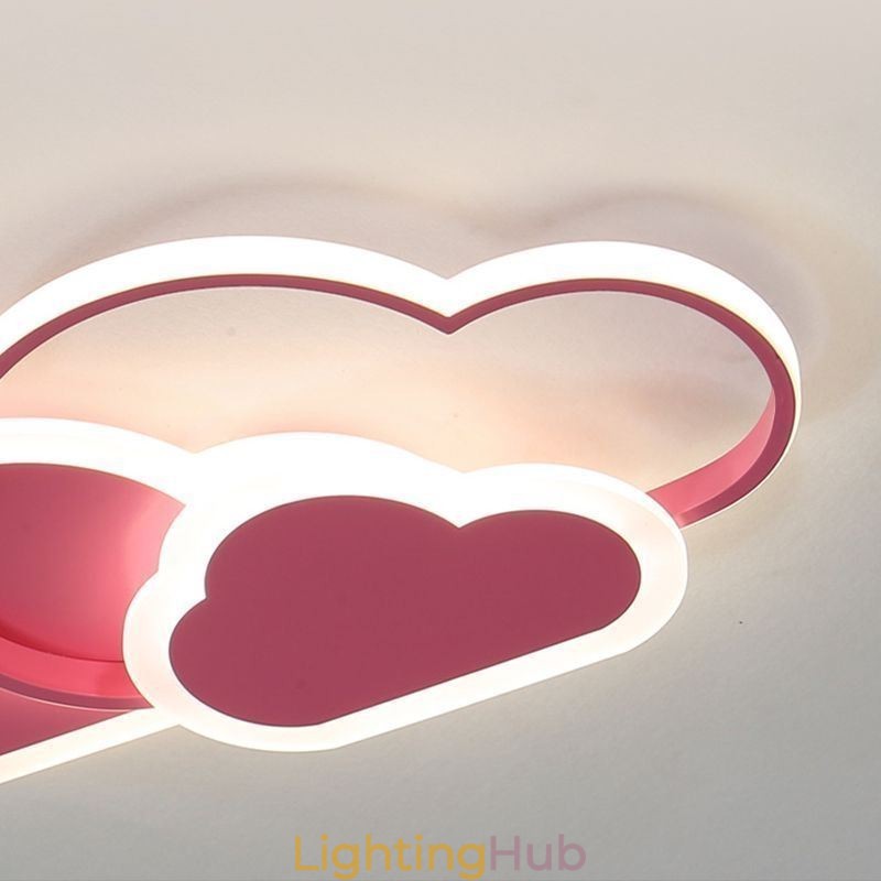 Modern Creative Acrylic Lights Cloud Shape Flush Mount Ceiling Light