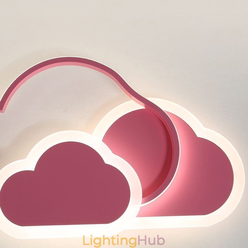 Modern Creative Acrylic Lights Cloud Shape Flush Mount Ceiling Light