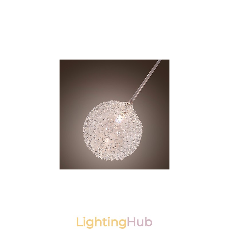 G4 12 light Iron Flush Mount Light with Aluminum Shades
