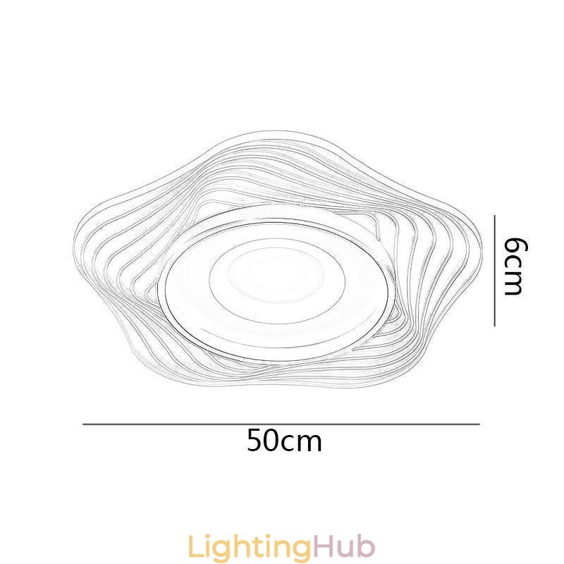 Creative Ceiling Light Modern Flush Mount Lighting Fixtures with Star Shape 36W