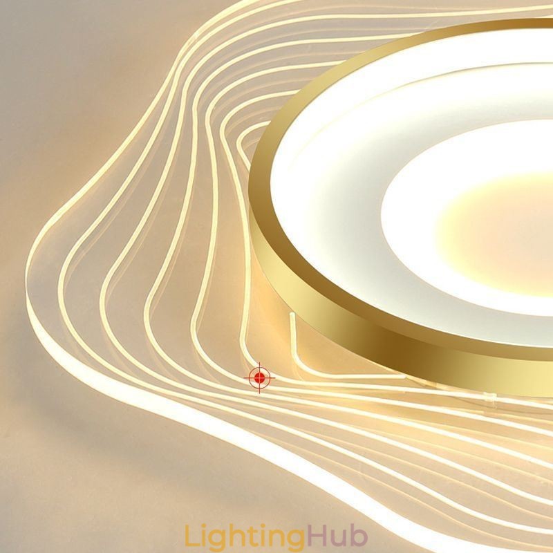 Creative Ceiling Light Modern Flush Mount Lighting Fixtures with Star Shape 36W