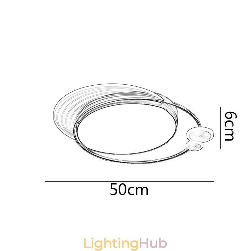 Flush Mount Ceiling Light with Remote