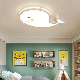Dolphin Patterned Dimmable Ceiling Light Creative Ceiling Fixture Children