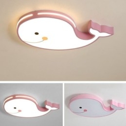 Dolphin Patterned Dimmable Ceiling Light Creative Ceiling Fixture Children