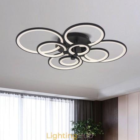 Dimmable Ceiling Light Modern Ring Circle Flush Mount Ceiling Lamp Dimmable Ceiling Light Modern Ring Circle Flush Mount Ceiling Lamp