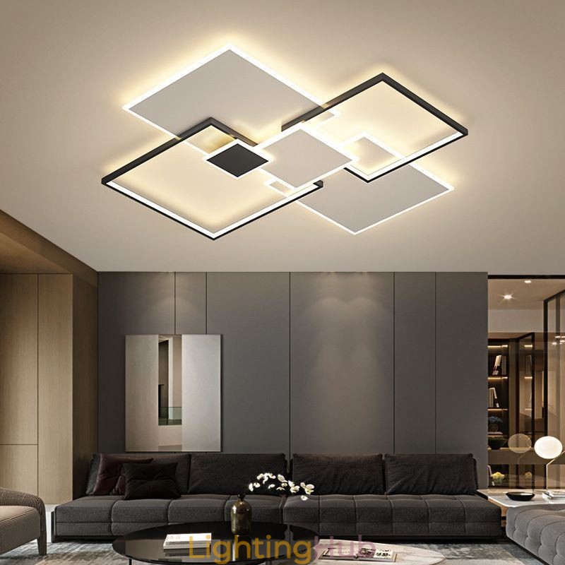 Flush Mount Square Ceiling Light Fixture