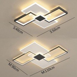 Flush Mount Square Ceiling Light Fixture