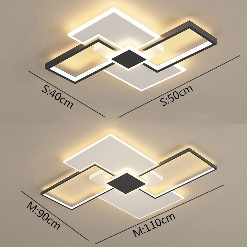 Flush Mount Square Ceiling Light Fixture